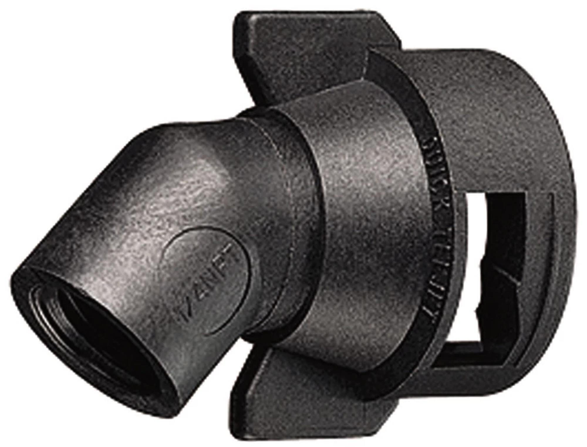 しゅん UniJet® Nozzle Adapter, Nylon, QJ4676-45-1/4-NYR | Spraying